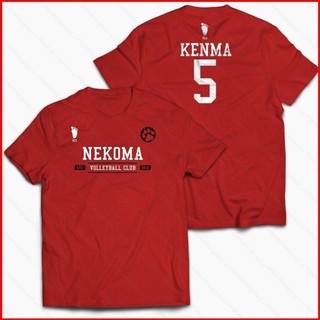 Haikyuu Nekoma Áo Cosplay Kenma Tay Ngắn Áo Rời Áo Sơ Mi Tee Plus Kích Thước Trang Phục