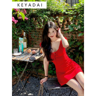 KEYADAI váy Đầm váy nữ body đầm Minimalist phổ biến thời trang Stylish WLQ2450NTO 20Z240515