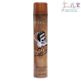 Keo gôm xịt giữ nếp tóc cứng Suavecito Multivariant Style for Hair Salon 400ml - TN