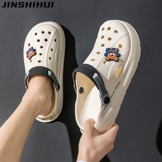 JINSHIHUI dép cross dép kiểu nữ đi chơi Thiết kế độc đáo Tự nhiên Bền Hợp thời B91H06J 21Z240519