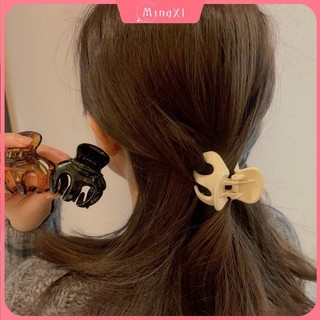 1K Acrylic 5cm Nhỏ Bí Ngô Kẹp Tóc Người Phụ Nữ Tính Khí Ngọt Ngào Và Thời Trang Đơn Giản Cá Mập Kẹp Tóc Phụ Kiện Tóc