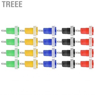 Treee Binding Post Insulated Safe 4 Set Banana Socket Brass for Speaker Testing