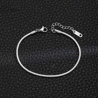 Luimo Đơn Giản NAM Thép Không Gỉ Vuông Xương Rắn Dây Xích Vòng Tay Hip-Hop Trang Sức Hợp Thời Trang Dự Tiệc Phụ Kiện Vòng Tay Cho Nữ * Bán Chạy