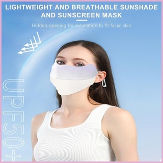 Mặt nạ chống nắng thoáng khí Bảo vệ tia cực tím Băng lụa Mặt nạ 3D Mặt nạ chống nắng để câu cá Đi bộ đường dài shinvn