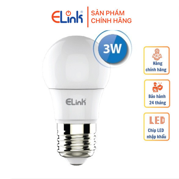 Bóng Đèn Led Bulb ELink 3W búp
