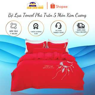 Bộ Lụa Tencel Phủ Trần 5 Món Kim Cương