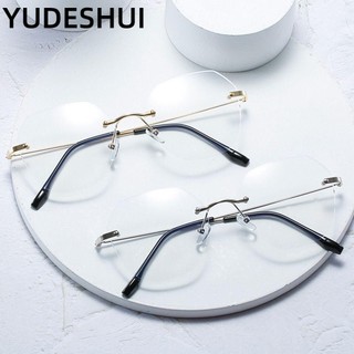 YUDESHUI quang học Chăm sóc thị lực Khung không khung Chống xanh- Kính mắt