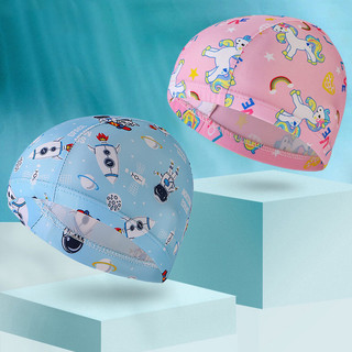 Mũ Bơi Trẻ Em Bé Trai Bé Gái Chất Liệu Polyester Chống Nước Chống Nắng Hoạt Hình In Hình Mũ Thoải Mái Không Treo Sw