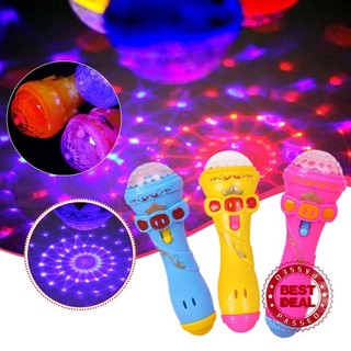 Dễ Thương Âm Nhạc Mini Karaoke Mike Đồ Chơi Với Ngôi Sao Dạ Quang Gậy Cho Các Bữa Tiệc Tặng Micrô Flash Cổ Điển Mới Lạ