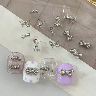 Set 10 charm nơ mini trang trí móng mẫu mới 🌸 Nam Phương Nail 🌸