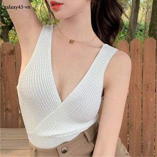 Liscn Đôi Thắt Lưng Kimo Cổ - V Màu Đơn Giản Nữ Tính Thời Trang Mùa Hè Gợi Cảm