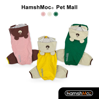 HamshMoc Áo Mưa Cho Chó Chống Thấm Nước Áo Mưa Nhẹ Cho Chó Toàn Thân Áo Mưa Poncho 4 Chân Hình Dạng Dễ Thương Có Mũ Cho Chó