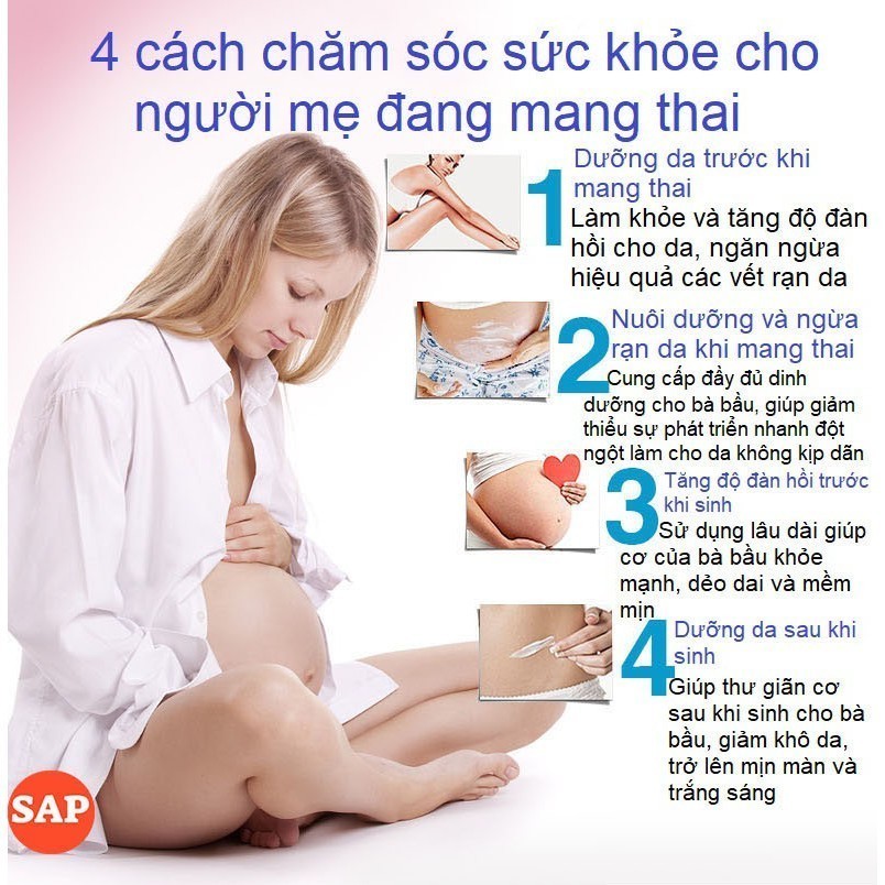 Kem làm mờ rạn da, kem tái tạo da hiệu quả cho bà bầu Anti-stretch Marks Cream - mờ sẹo, giảm thâm, giảm nhăn hiệu quả