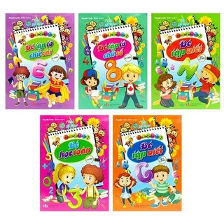Sách - bộ sách mai bé vào lớp 1 - bộ 5 cuốn