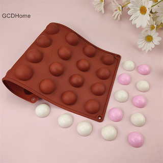 Gcdhome 1 Tròn Nửa Khuôn Silicon Cho DIY Nướng Bánh Pudding Mousse Bánh Sô Cô La Khuôn Handmade Phụ Kiện Nhà Bếp HOT Dụng Cụ
