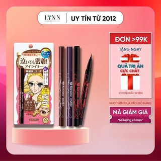 Kẻ mắt dạ Kissme Make Smooth Liquid Eyeliner Super Keep 6g - bút kẻ mắt nét siêu mảnh chống trôi