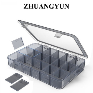 Hộp Nhựa Trong Suốt Nhiều Ngăn Đựng Linh Kiện Điện Tử
