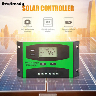 [0202]  Solar Charge Controller 30A PWM 12V 24V LCD Display Solar System Controller