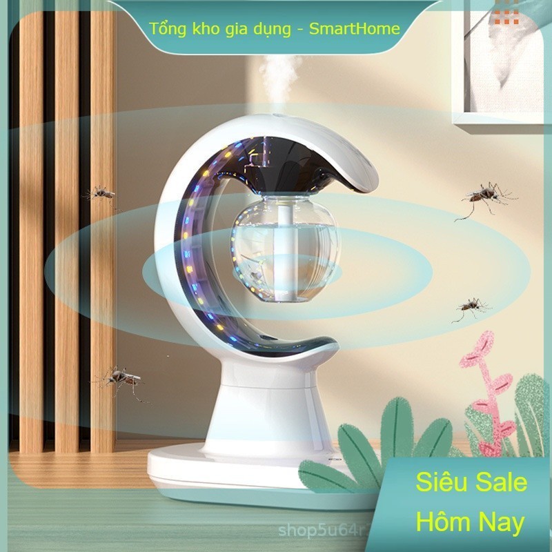 ĐÈN CHỐNG ĐUỔI MUỖI tạo ẩm 3 trong 1 cho nhà phòng khách, phòng ngủ, dercor trang trí thông minh