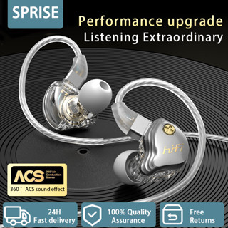  Tai nghe  SPRISE SE10 Trò chơi  có dây có Mic có thể cắm khử tiếng ồn HiFi PC Tai nghe máy tính để bàn Tai nghe phổ thông 3,5mm   TypeC 