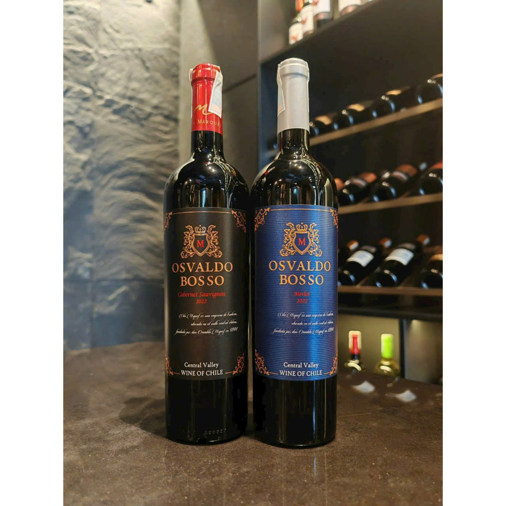 Rượu vang Chile Osvaldo Bosso 750 ml chính hãng