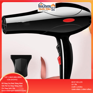 ⚡HOT⚡ Máy sấy tóc công suất lớn làm tóc nhanh khô có 2 chế độ nóng lạnh tặng kèm ống tạo kiểu tiện dụng