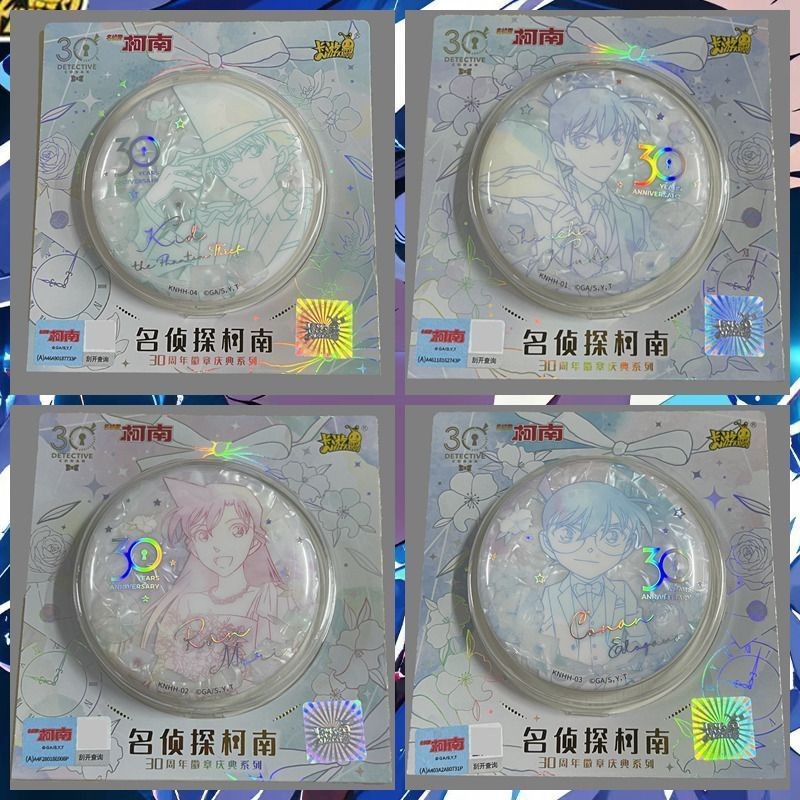 Kayou Thám Tử Lừng Danh Conan Kỷ Niệm 30 Năm Huy Hiệu Thanh Hàng Có Hạn Kidd Kudo Shinichi Conan Xia