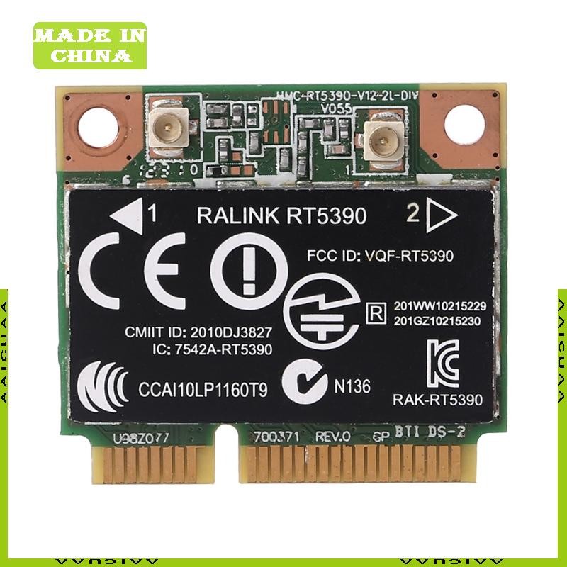 Thẻ AA RT5390 Half Mini PCIe Wlan SPS 670691-001 Cho RaLink HP436 CQ45 SP