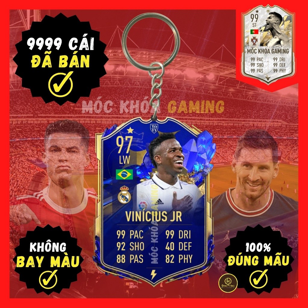 Móc Khóa Vinicius Jr TOTY 23 - ĐH