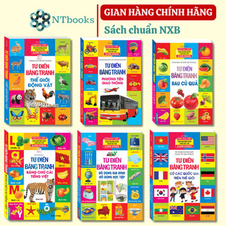 Sách - Combo 6 cuốn - Từ điển bằng tranh