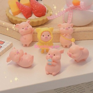 12 Phong Cách Dễ Thương Pigpy Micro Phong Cảnh Búp Bê Nhỏ Đồ Chơi Mô Hình DIY Trang Trí Ô Tô Sáng Tạo Hoạt Hình Nhựa Để Bàn Trang Trí