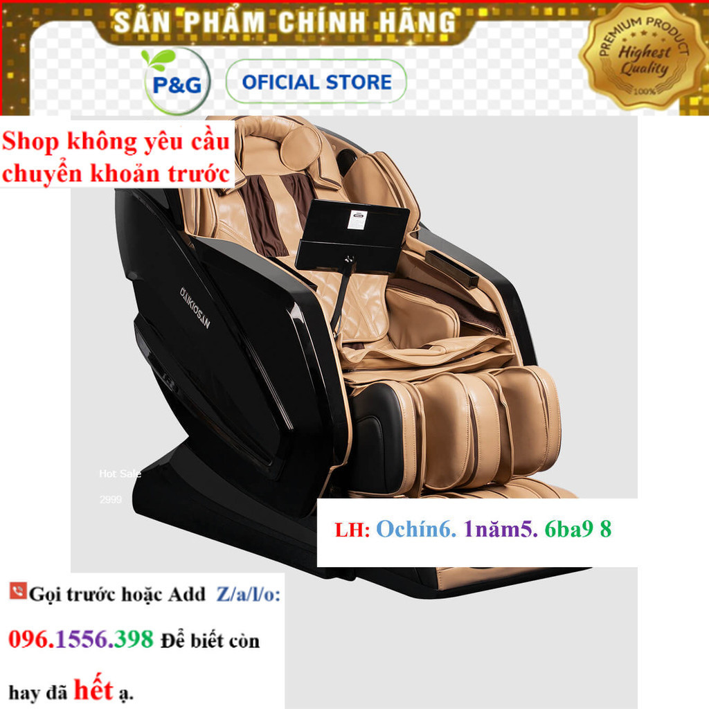 Hãng Ghế Massage Daikiosan DKGM-30004 -Công nghệ massage 5D -24 chương trình massage -Điều khiển bằn