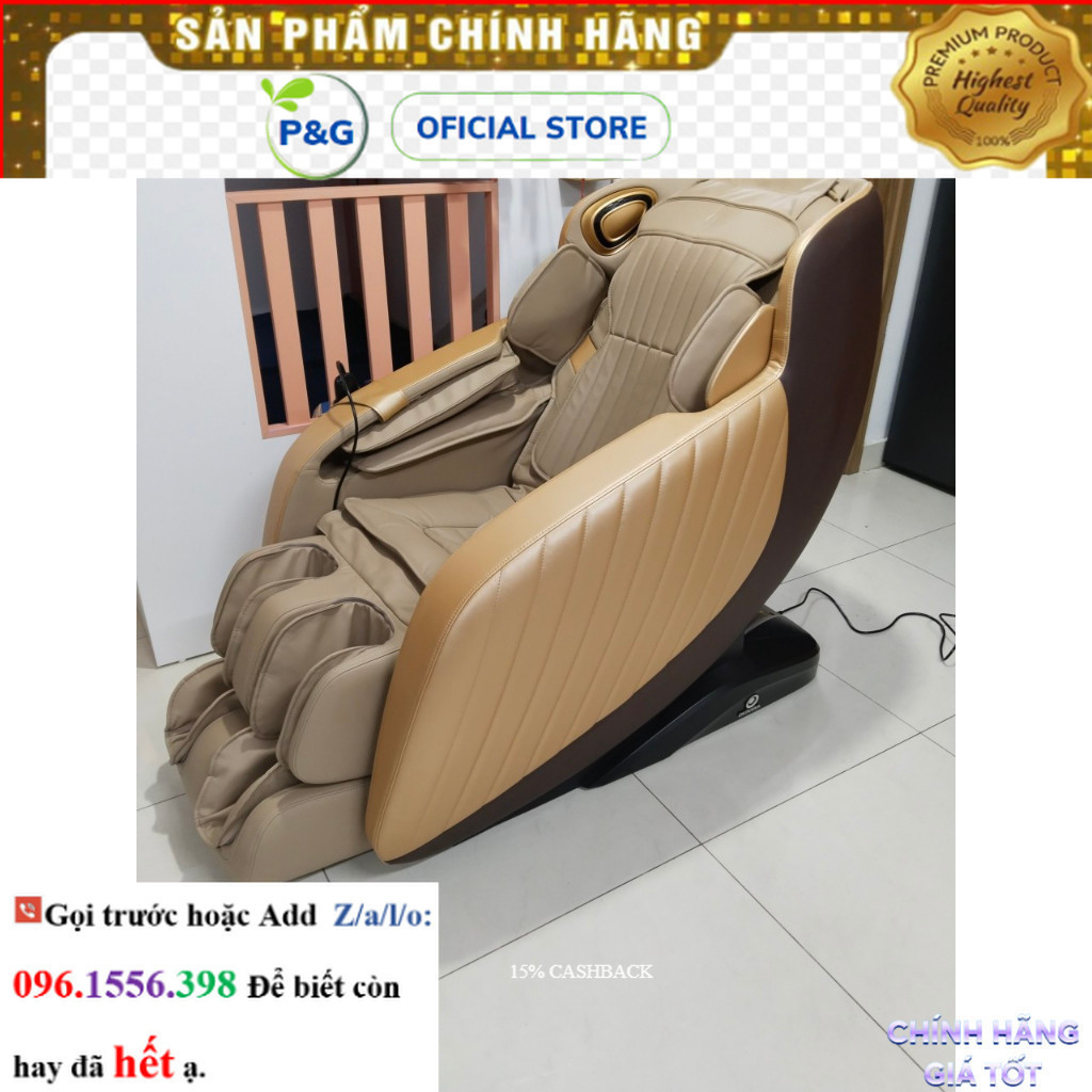 KM Ghế massage Okinawa Os - 725, con lăn silicon 4D, điều kiển giọng nói tiếng việt sale