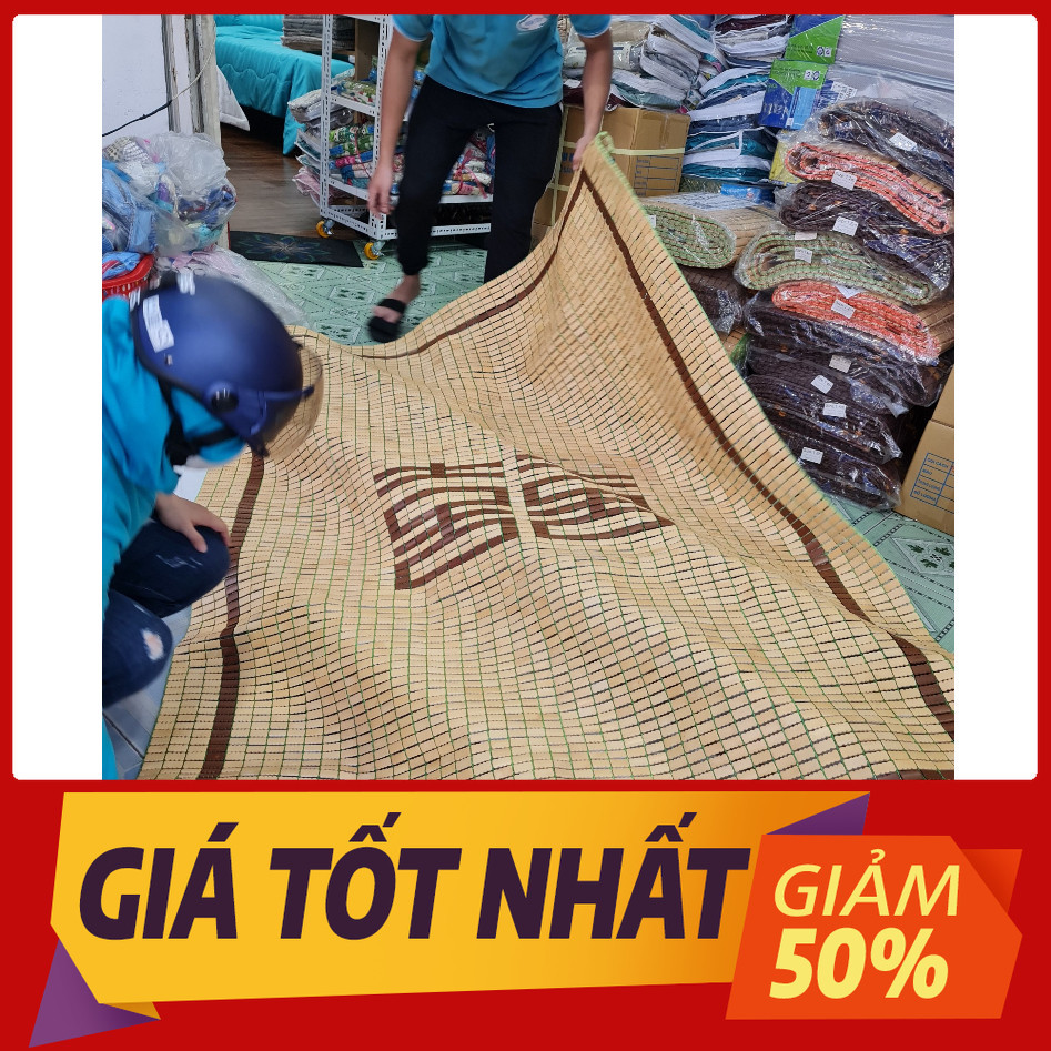 🌊MÁT LẠNH_CHIẾU TRE HẠT VNXK KÈM HỘP GIẤY, chiếu tre, chiếu trúc hàng cao cấp loại 1, 100% tre tự nhiên siêu mát_HCM