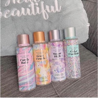 Xịt toàn thân body mist vic 250ml candy, sugar, cake, fruit, amber