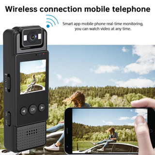 L12 1080P HD WIFI Mini Camera Di Động Kỹ Thuật Số Ghi Hình BodyCam Hồng Ngoại Tầm Nhìn Ban Đêm Cảnh Sát Cam Máy Quay Nhỏ