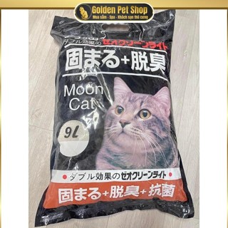 Cát vệ sinh cho mèo - cát nhật đen mooncat - 9l