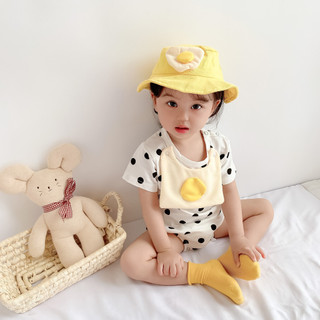 Mùa Hè 2024 Cho Bé Jumpsuit Sơ Sinh Bé Onesie Hoạt Hình Trứng Tam Giác Áo Liền Quần Mũ Miễn Phí