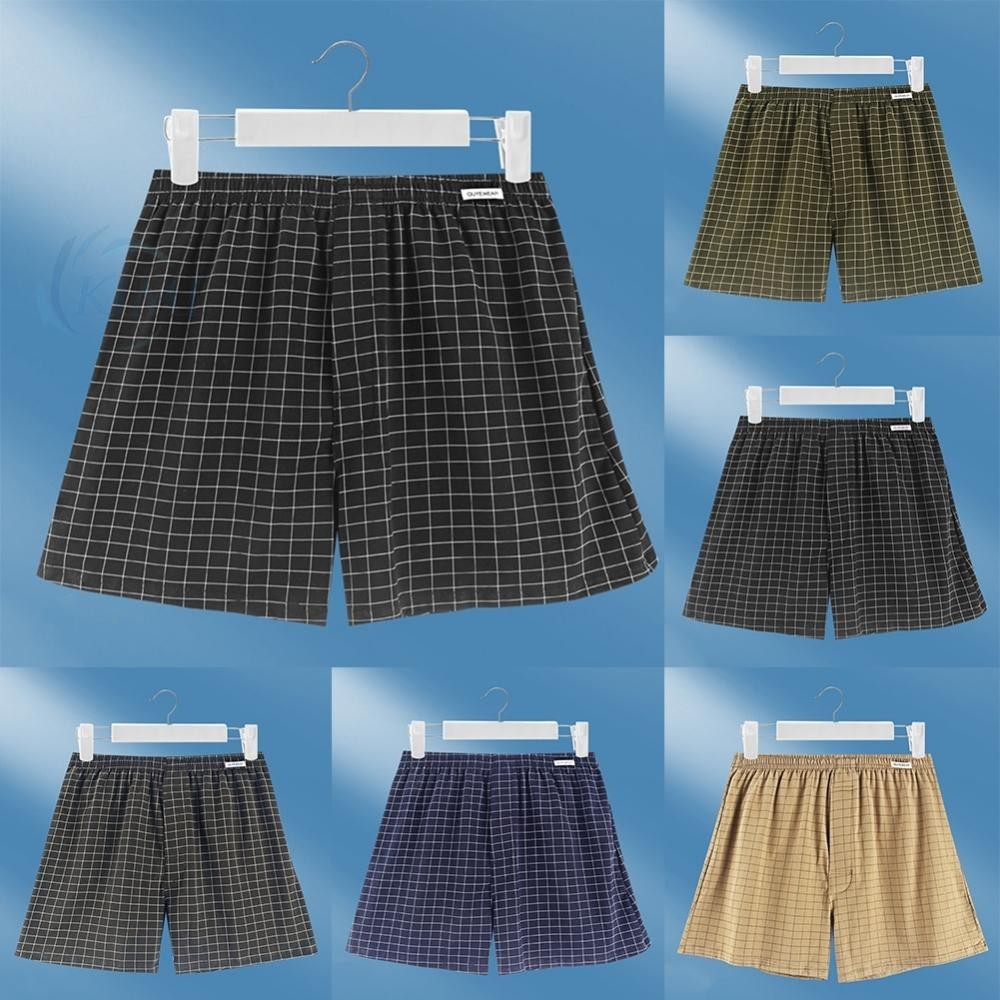 Quần short nam lưng giữa Royal Blue Quần short nhà Quần lót Boxer Quần lót có vải mềm