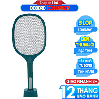   BH 1 NĂM  Vợt muỗi điện thông minh 3 trong 1 DODORO- bảo hành 1 năm 