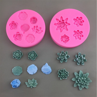 SG - Khuôn silicon 3d hoa sen nhỏ