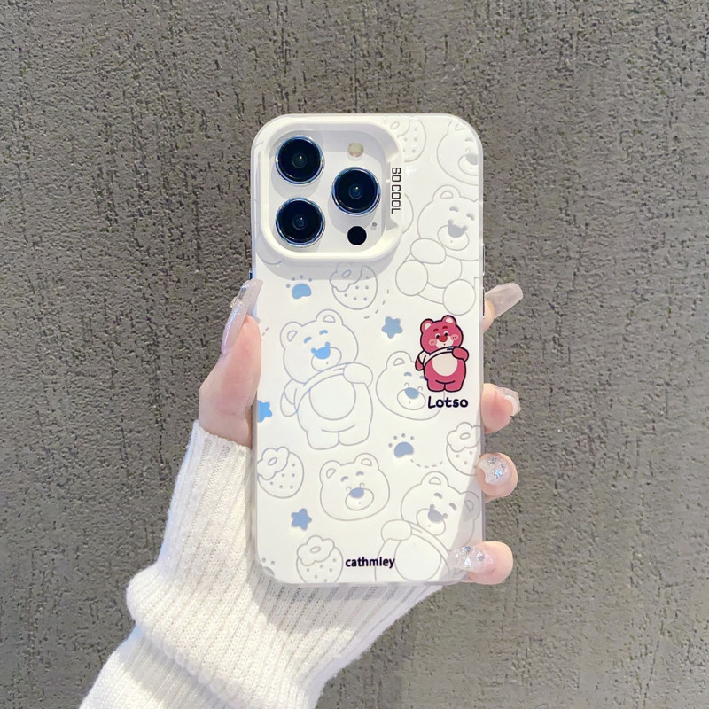 Ốp Lưng IMD Đổi Màu Laser Bear - IDM007