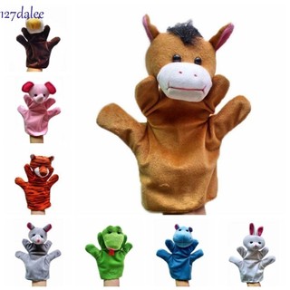 Dalee con rối tay cho động vật, 24 loại đồ chơi sang trọng con rối tay đáng yêu, con rối ngón tay hoạt hình vải động vật đạo cụ búp bê động vật tay con rối ngón tay quà tặng trẻ em