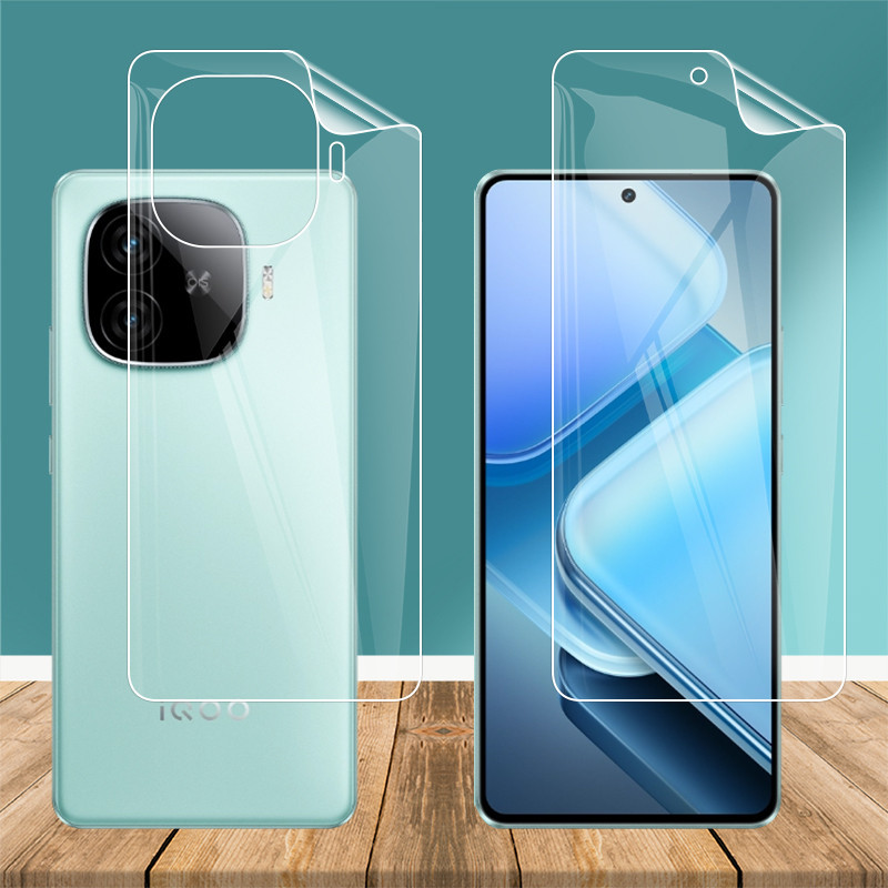 Phim Hydrogel Siêu Mỏng Cho vivo iQOO Z9 iQOOZ9 Turbo Z9x Z9Turbo 5G Trong Suốt Mềm TPU Mặt Trước Mặt Sau Full Cover Phim Bảo Vệ Màn Hình
