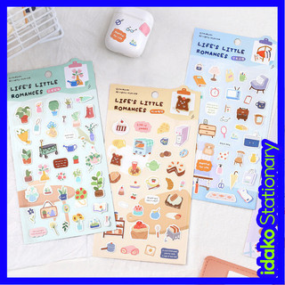 Idako nhãn dán trang trí graffiti shop series hàn quốc đơn giản ins cuộc sống những điều nhỏ sổ tay cắt dán ss050