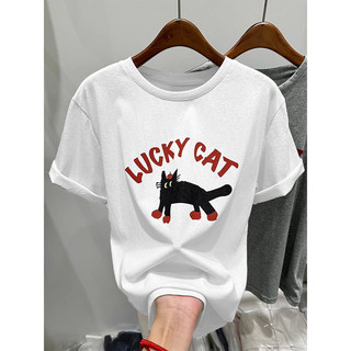 Nrvp [Áo thun 100% Cotton] Áo thun ngắn tay 100% Cotton Unisex hoàn toàn mới in hình nam nữ cổ tròn dáng rộng