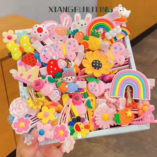 Xiangfujuting2023 dễ thương màu sắc cho bé gái bé gái mini kẹp tóc dễ thương kẹp tóc thời trang hàn quốc cho bé kẹp tóc cô gái dễ thương kẹp tóc mini
