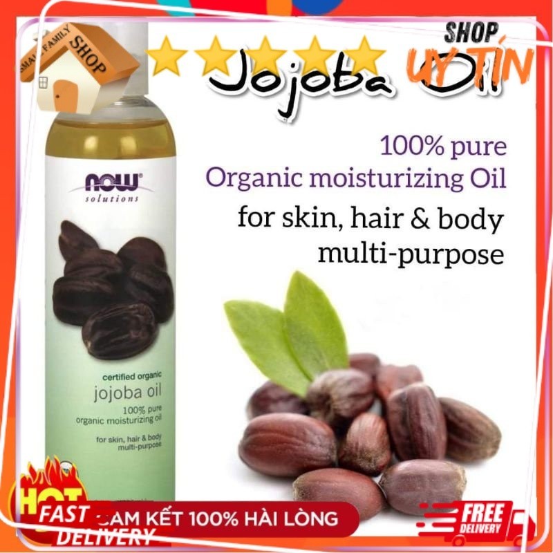 [Date 2027] Dầu Jojoba hữu cơ Now Solution Organic Jojoba oil 15ml-118ml - Small Family