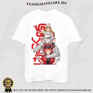 Áo thun Cells at Work! (Hataraku Saibou) ngắn tay