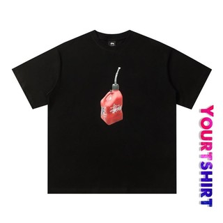 #T8 Thời Trang Unisex Vintage Dạo Phố Cotton Hàn Quốc Trung Đỏ Họa Tiết Vẽ Tay In Chữ Cặp Đôi Plus Kích Thước Cổ Tròn Đồ Họa Tee Áo Thun Nam